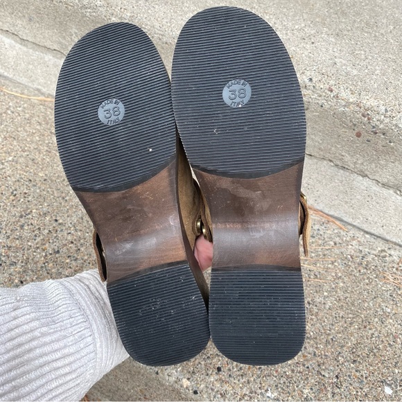 Re/Done Suede Clogs Size EU 38 - Picture 8 of 10